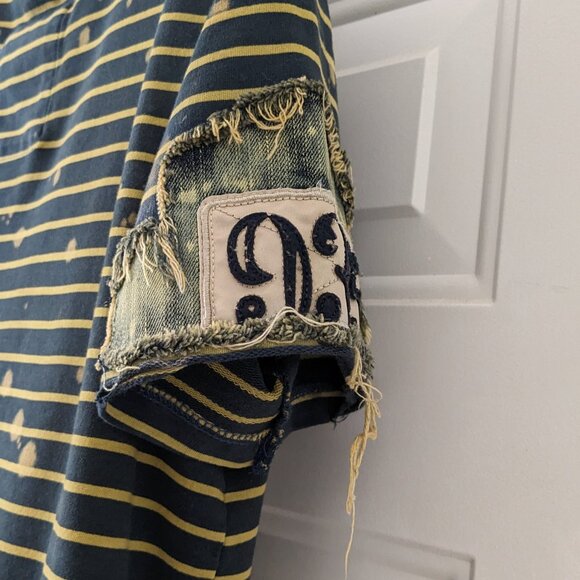 The Heritage by America 1776 Denim Distillery Men’s Shirt Tye Dye XL Cotton - Picture 7 of 10